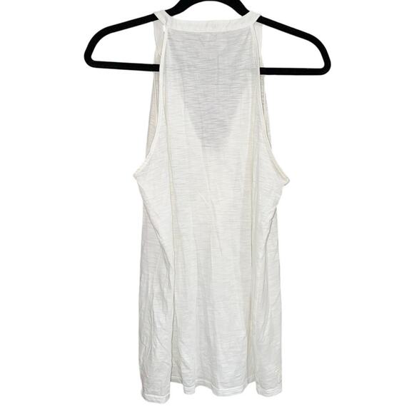 Lilly Pulitzer Shay Ruffle Tank Top Women’s Size Large White Shirt Blouse - Picture 4 of 4